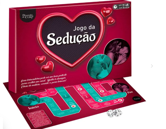 Jogo Tabuleiro Sedução com Dados