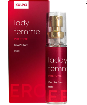 Perfume com afrodisíaco Feminino 15ml - Lady Femme