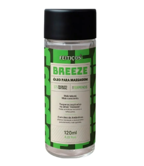 Óleo Beijável para Massagem com Terpenos 120ml - Breeze