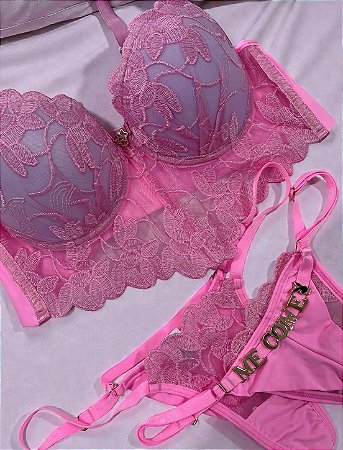 CONJUNTO LINGERIE PERSONALIZADO - PERSONALIZAMOS NA HORA Á SUA ESCOLHA