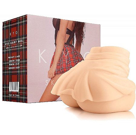Masturbador Masculino Formato Bunda com saia - 18x22x14