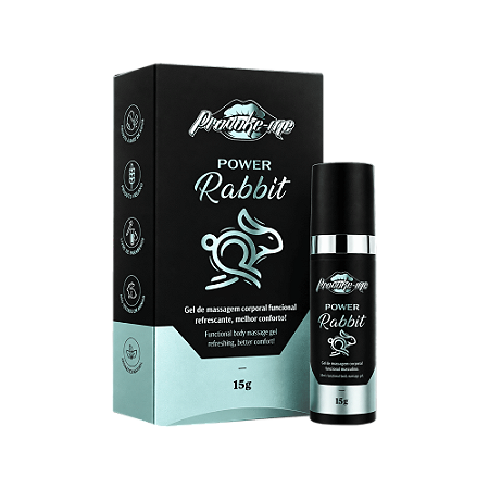 Gel potencializador masculino (pra quem demora chegar lá) 15g - Power Rabbit