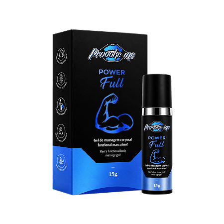 Gel funcional masculino 15g (Rigidez e firmeza) - Power Full
