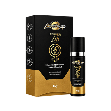 Gel excitante funcional feminino 15g - Power Lib