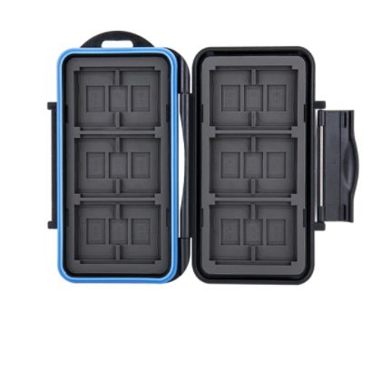 Case para cartão de Memória JJC (6 CF, 12 SD, 18 micro SD)