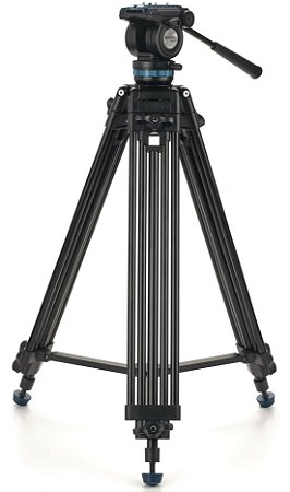 Tripé de Vídeo Benro KH25PC com Cabeça Fluida — 156,5 cm / 6,8 kg