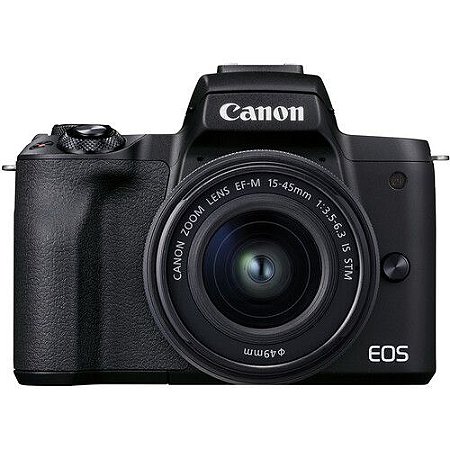 Câmera CANON EOS M50 Mark II + 15-45mm (BLACK)