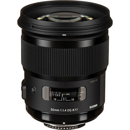 Lente SIGMA 50mm f/1.4 DG HSM ART para NIKON (Full Frame)