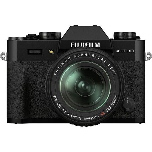 Câmera FUJIFILM X-T30 II BLACK com lente XF18-55mm