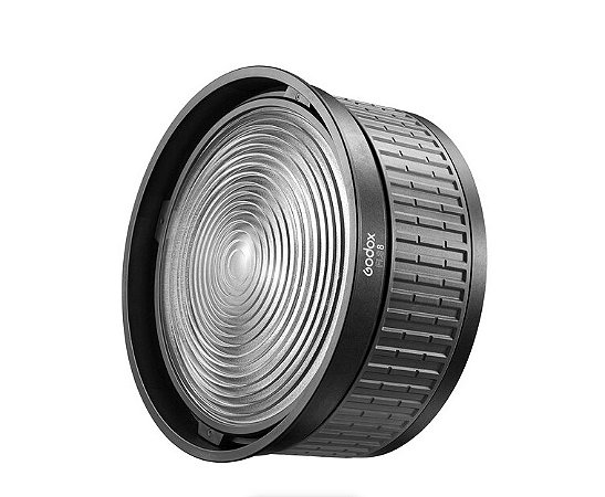 Lente Fresnel Godox FLS8 Encaixe Bowens Para Luz Contínua E Flash Estúdio