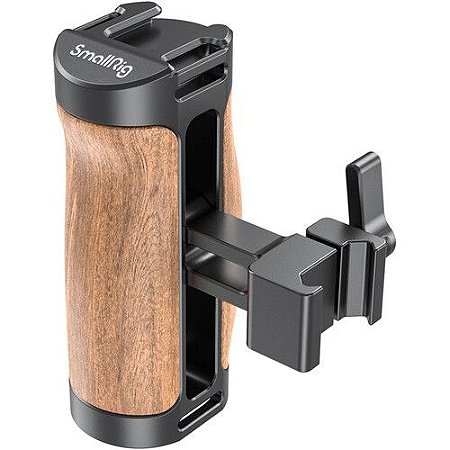 SmallRig 2915 Wooden Mini Side Handle (Madeira) Trilho NATO