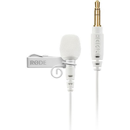 Microfone de lapela RODE Lavalier GO (White - Branco)