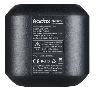 Bateria GODOX WB26 para AD600PRO