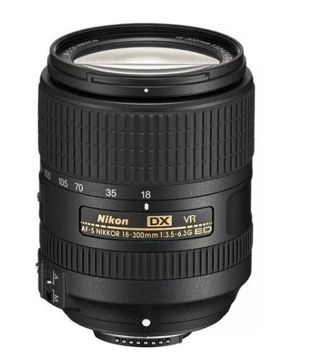 Lente NIKON DX Nikkor 18-300mm f/3.5 6.3 G ED VR