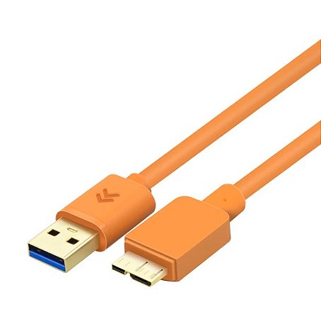 Cabo Tethering Micro-B USB para USB (5 metros)