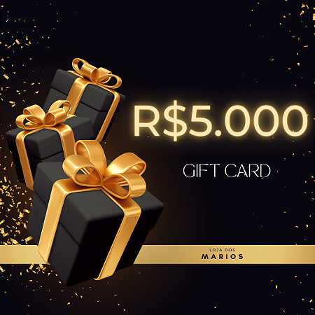 Vale Presente Gift Card R$ 5.000,00
