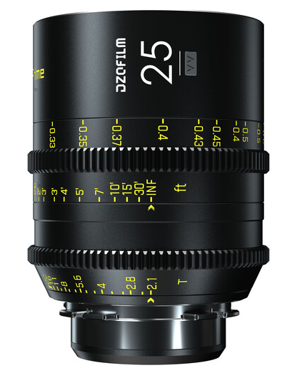 Lente DZOFilm VESPID 25mm T2.1 (PL & EF Mounts)