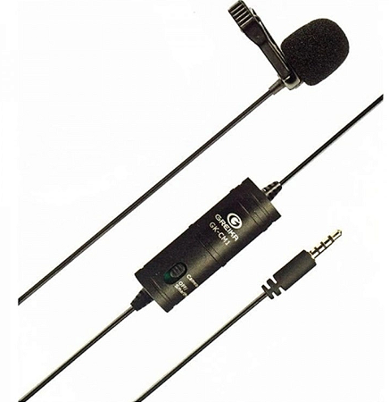 Microfone LAVALIER GK-LM1 (6 metros)