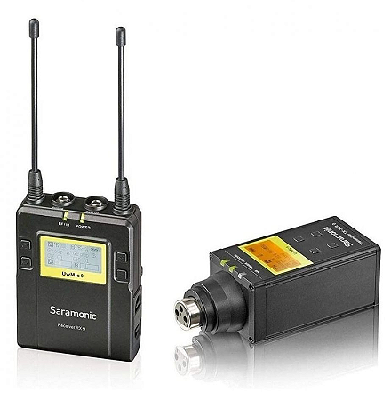 Sistema de microfonia com transmissor e receptor compatÍvel com microfones XLR