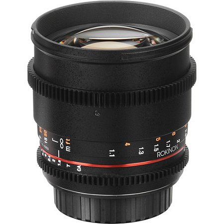 Lente ROKINON 85mm T1.5 Cine DS para Canon EF Mount