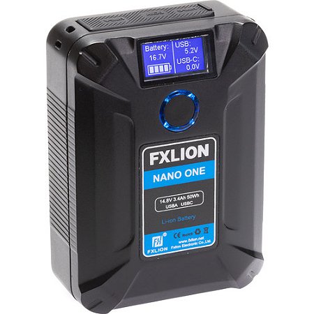 Bateria FXLION V-Mount NANO ONE 50Wh 14.8V Ultra-Compact