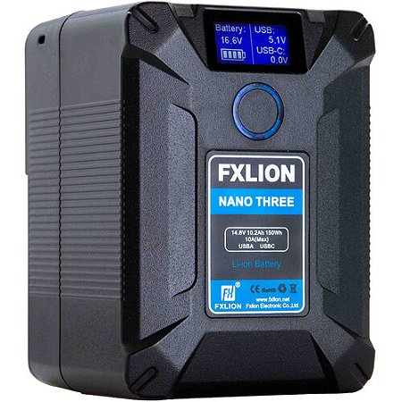 Bateria FXLION V-Mount NANO THREE 150Wh 14.8V Ultracompact