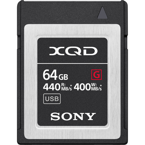 Cartão de Memória XQD 64GB Sony Serie G 440-400MB/s