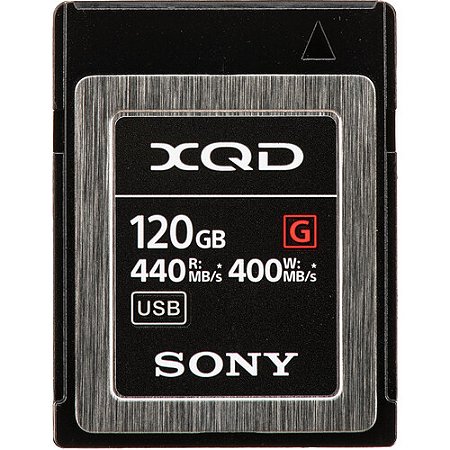 Cartão de Memória XQD 120GB Sony Serie G 440-400MB/s