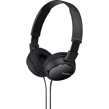Fone de ouvido Sony MDR-ZX110 (Black) On-Ear com fio