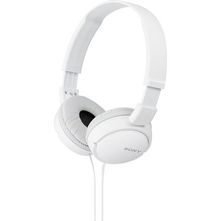 Fone de ouvido Sony MDR-ZX110 (White) On-Ear com fio