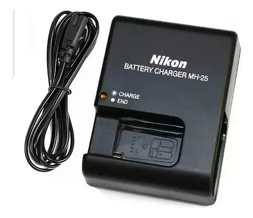 Carregador NIKON MH-25a para baterias EN-EL15 e EN-EL15a/b/c (Similar)