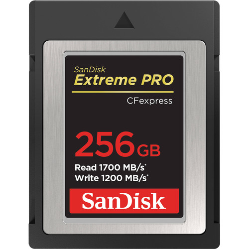 Cartão de Memória CFexpress Type B SanDisk Extreme PRO 256 GB