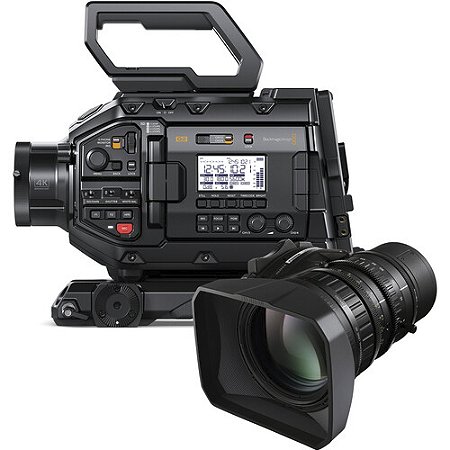 Câmera Blackmagic Design URSA Broadcast G2 com Lente Fujinon 2/3 Mount LA16x8BRM-XB1A