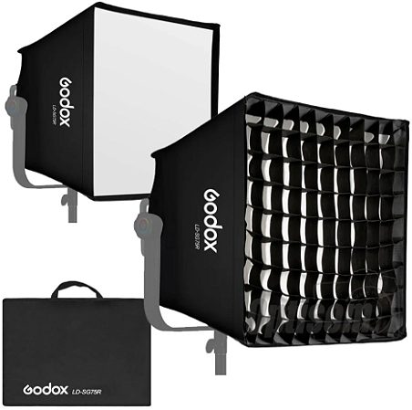 Softbox Com Grid Godox Para Iluminador Led Godox LD75R