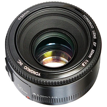 Lente YONGNUO 50mm f/1.8 para Canon EF