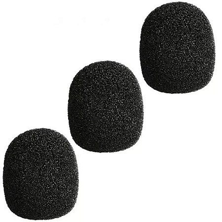 Acessório Corta-Vento Boya BY-B05F Para Microfone De Lapela - 3 Peças