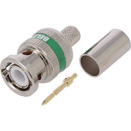 Conectores BNC Belden 12 GHz RG6 para cabos 4694R (pacote com 50)
