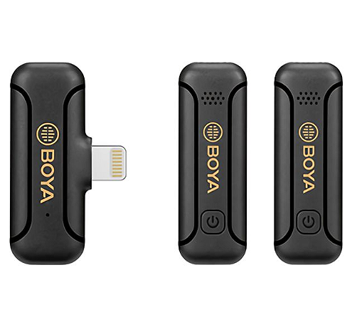 Microfone de lapela BOYA BY-WM3T2-D2 Lightning