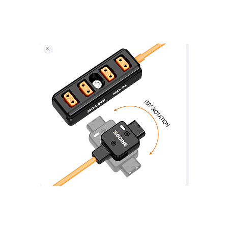 Cabo Adaptador ZGCINE MD-P4 D-Tap para 4 D-Tap cabo adaptador