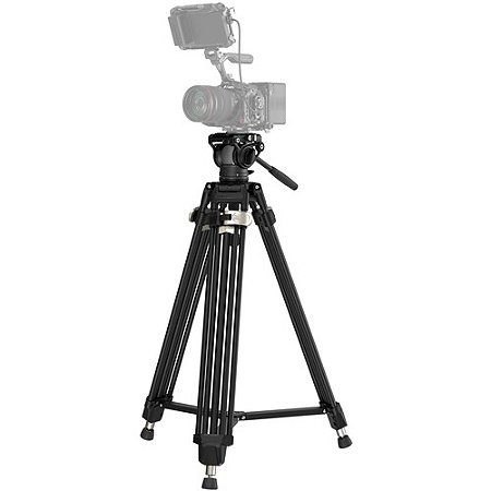 SmallRig 4163 Tripé de Alumínio Profissional AD-80 FreeBlazer Heavy-Duty (suporta 8kg)