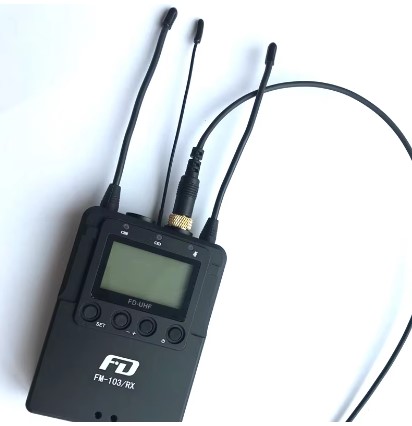 Microfone de lapela sem fio Feidu FM50
