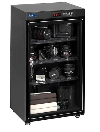 Gabinete Eletrõnico SIRUI - Controle de umidade 110L