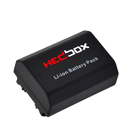 Bateria Hedbox Li-Ion para Câmeras LED indicador - HED-FZ100