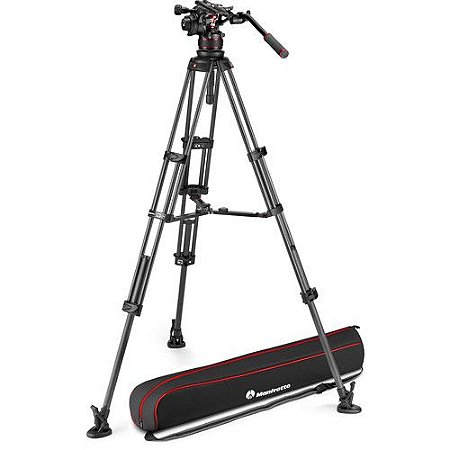 Kit Tripé Manfrotto 612 Nitrotech MVK612TWINMC
