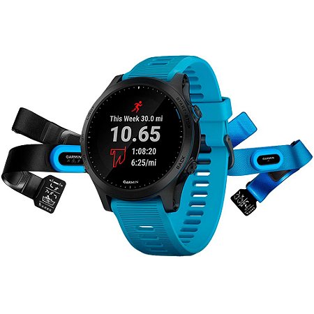 Smartwatch Garmin Forerunner 945 HRM-TRI + HRM-SWIN (Blue)