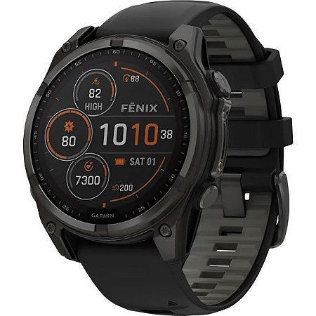 Smartwatch Garmin Fenix 8 Solar Sapphire 47mm (Carbon Gray/Black)