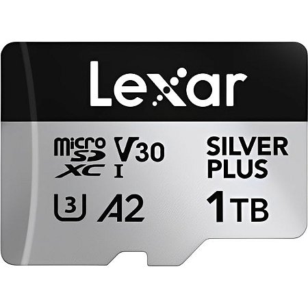 Cartão de Memória micro SD LEXAR 1TB Silver Plus (150/205MB/s) C10