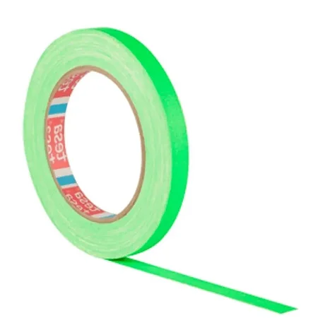 Fita Gaffer Verde Fluorescente 12mm X 25m Tesa