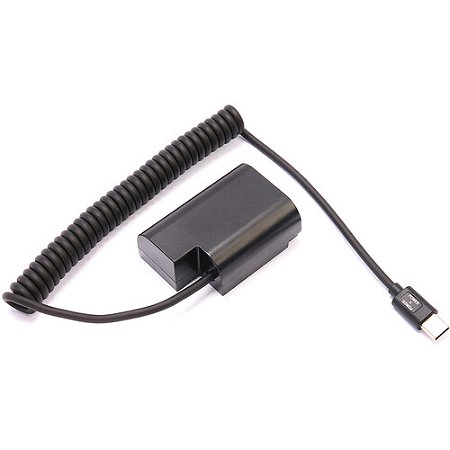 DigitalFoto Solution Limited Cabo de bateria fictícia USB tipo C para Panasonic DMW-BLF19/DCC12