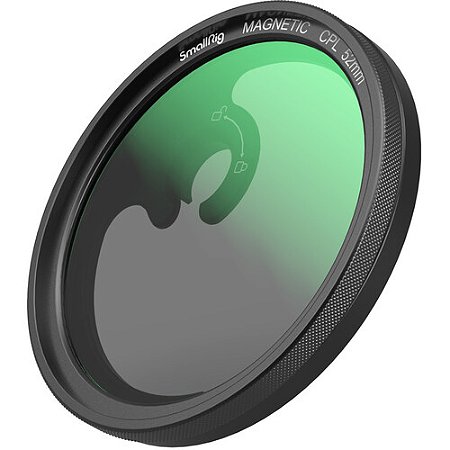 SmallRig 4388B Kit de filtro magnético CPL SmallRig MagEase com adaptador de filtro M-Mount (52 mm)